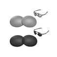 thumbnail image 1 of Walleva Polarized Titanium + Black Replacement Lenses For Oakley Madman Sunglasses, 1 of 6