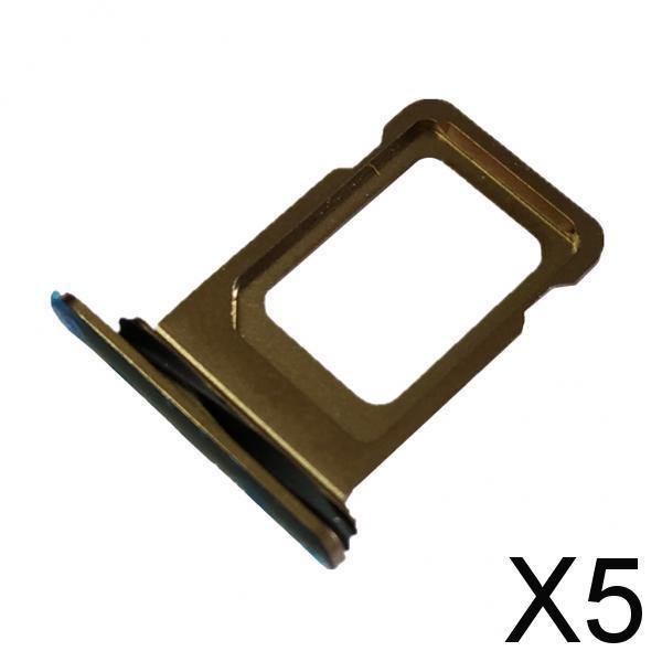 Pieza De Repuesto Del Soporte De La Ranura De La Bandeja De La Tarjeta 5xSIM Para IPhone11pro / 11proMax Gold