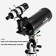 thumbnail image 3 of Angeleyes Soporte de Telescopio Buscador Ajustable de 50 mm con Doble Anillo y Tornillo de 6 Puntas para Telescopio Astronómico, Color Negro, 3 of 5