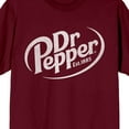 thumbnail image 4 of Dr Pepper Logo Adult Maroon T-Shirt and Black Sleep Pajama Pant Set-XL, 4 of 6