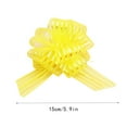 thumbnail image 4 of Thinsont Pull Bows Ribbon for Gift Wrapping Jubilant Wear-resistant Multicolor Gifts Baskets Multifunctional for Celebration Bright Yellow, 4 of 6