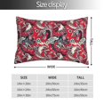 thumbnail image 2 of Fuzoiu Rooster Head Print Pillow Case with Hidden Zipper,Pillow Covers,Soft and Comfortable Pillowcase-16"x24", 2 of 6