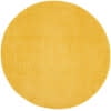 thumbnail image 4 of Noursion Essentials Solid Contemporary Yellow 6' x Round Area Rug, (6' Round), 4 of 10
