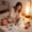 C001- Snowman, variant on DIY Light-Up Christmas Tree Painting Kit, Glowing Holiday Plaster Model with LED Base, Indoor Christmas Decorations & Paint Set, Boys Night Light for Bedroom Gift