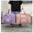 thumbnail image 3 of Bolsas de viaje plegables de gran capacidad para mujer, bolso de mano impermeable para equipaje, bolsa de viaje, bolsa de hombro de almacenamiento para gimnasio y Yoga, 3 of 4