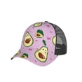 thumbnail image 7 of Disketp Different Avocados Print Trucker Hat Men Women - Mesh Baseball SnapBack Cap, 7 of 7
