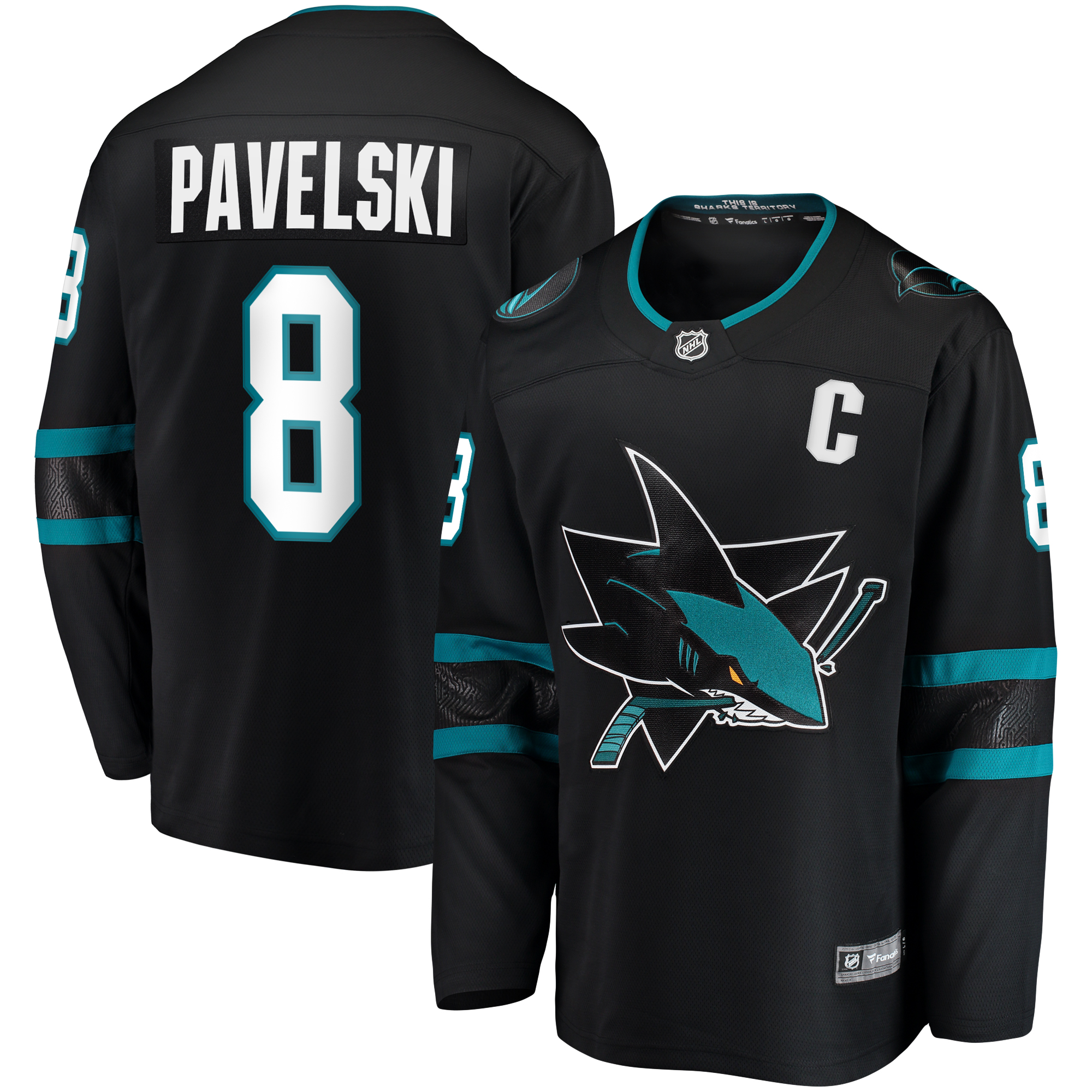 joe pavelski sharks jersey