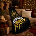 thumbnail image 3 of Gaming Controller Crown autumn celebration Pumpkins Bold Edgy, Warm Flannel Blanket for Living Room and Family Room, Festive autumn celebration Scene, Art Lovers autumn celebration Gift, 3 of 9
