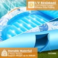 thumbnail image 4 of Tumbona hinchable para piscina de bronceado Sloosh, 70 x 50 cm, color azul, 4 of 7