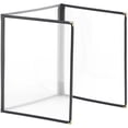 thumbnail image 2 of Truecraftware - 8 1/2" x 11" - 3 Fold Panels Menu Cover, Black Color- Set of 30, 2 of 5