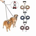 thumbnail image 1 of Pet Leash Dog Lea Double Rope Drag Two Pet Dog With Dog Leash Tract Rope Set, 1 of 5