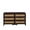 Brown, variant on 51.18" Arc Shaped Corner Rattan Cabinet, 6-Drawers Rattan Storage Cabinet Rattan Drawer for Living Room Bedroom and Kitchen (Brown)