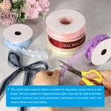 PATIKIL Organza Chiffon Ribbon - 1 Inch X 20 Yards, Sheer Heart Pattern For Gift Wrapping & Crafts (Pink & Purple, 2 Rolls)