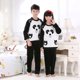 thumbnail image 1 of Conjuntos de pijamas cálidos para niños y niñas, ropa de dormir de franela gruesa de 3 a 14 años, conjunto de ropa interior térmica de lana para bebé, invierno, novedad, 1 of 4