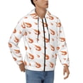 thumbnail image 4 of Zip Up Hoodies for Men - Shrimp No.901 Long Sleeve Comfrt Men'S Fashion Hoodies & Sweatshirts, Jackets for Men Hoodies Pullover Clothing Clothes with Pouch, 4 of 5