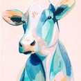 thumbnail image 2 of Popp, Grace 15x15 White Modern Wood Framed Museum Art Print Titled - Pastel Pasture II, 2 of 4
