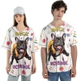 thumbnail image 4 of Back to School Cute French Bulldog All Over Print 3D Baseball Shirt Dog Lover Gifts Softball Sport - 13010, 4 of 6