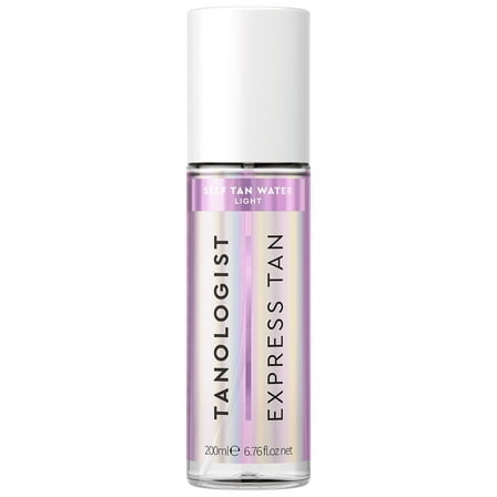 Tanologist Express Self Tan Water, Lightweight, Water Based Self Tanner, 200 ml Bottle, Light Tan