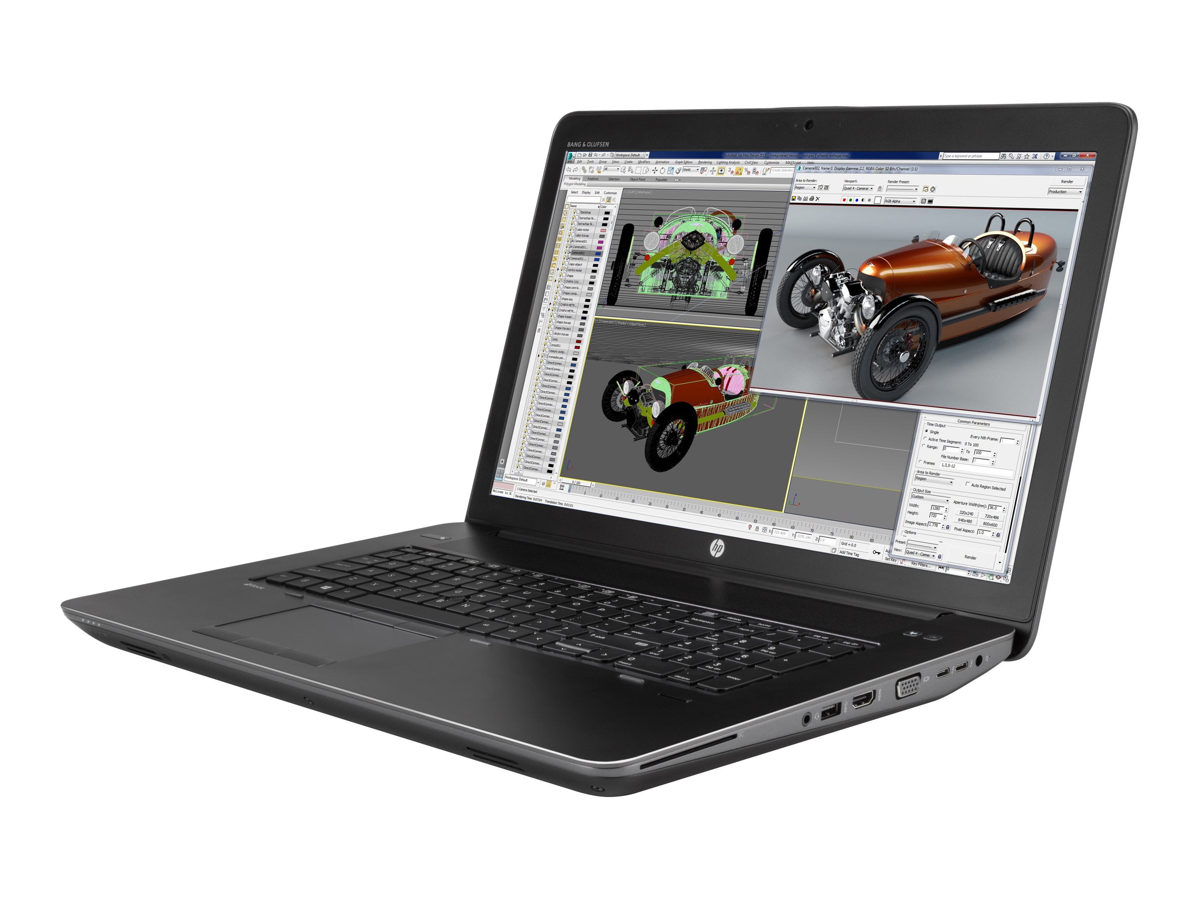 HP ZBook 17 G3 Mobile Workstation - Intel Core i7 6820HQ / 2.7 GHz 