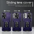 thumbnail image 6 of TECH CIRCLE Case for Samsung Galaxy A23 Phone Cover with Magnetic Kickstand + Metal Ring Holder + Lens Cover, Shockproof Hybrid PC+TPU Covers [360° Rotating Bracket] [Corner Protection] - Purple, 6 of 8