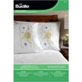 thumbnail image 2 of Bucilla Stamped Cross Stitch & Embroidery - Pillowcase Pairs, 20" x 30", 2 of 2