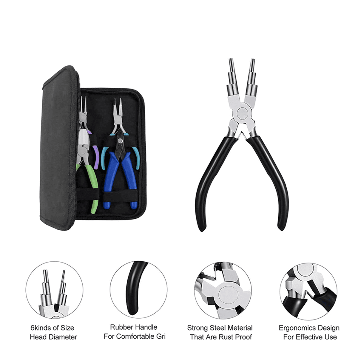 Jewelry Pliers, 16Pcs Jewelry Making Pliers Tools, Jewelry Making Pliers Tools, for Jewelry Repair, Wire Wrapping
