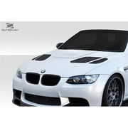Duraflex 113324 2007-2013 BMW M3 E90 E92 E93 GTR Hood, Signature Black - 1 Piece
