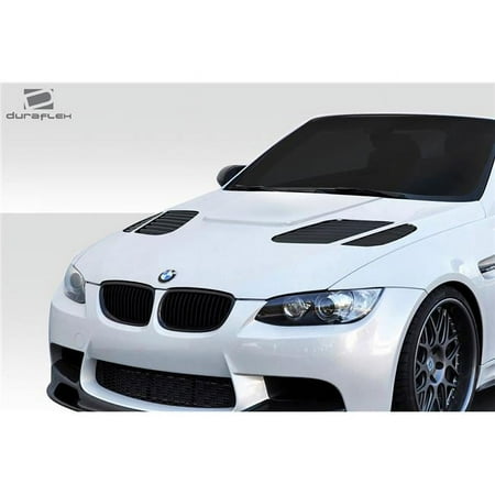 Duraflex 113324 2007-2013 BMW M3 E90 E92 E93 GTR Hood, Signature Black - 1 Piece