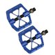 thumbnail image 1 of Paquete de 2 pedales de bicicleta de montaña Pedal plano de bicicleta de rodamiento sellada de aluminio para bicicleta de carretera BMX Azul Macarena pedales de bicicleta de montaña, 1 of 8