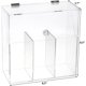 thumbnail image 2 of Makeup Brush Holder With Dustproof Lid, White Pearls, Acrylic Clear Makeup Brush Organizer With 3 Compartment, Large Cosmetic Brush Storage Box Case F, 2 of 5