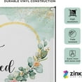 thumbnail image 2 of Zink Wedding Photo Backdrop - Wrinkle-Free Photo Studio Backdrop with Just Married Text, 2 of 5