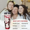thumbnail image 2 of Mothers Day Gifts for Mom, Birthday Gifts for Mom from Daughter Son, Presents for Mother, Christmas Gifts for Women, 40 oz Tumbler with Handle and Straw Lid, Mom Travel Mug Holder Friendly Cup, 2 of 6