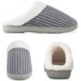 thumbnail image 2 of Winter Slippers Men Women Memory Foam Plush, Warmth Home Non-Slip Slippers, Wool-Like Indoor Outdoor, 2 of 6
