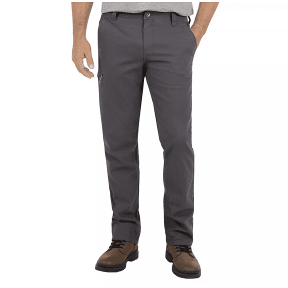 Weatherproof Vintage Men's Trevorland Flex Canvas Utility Pant Relaxed Fit (Charcoal, 38x29)