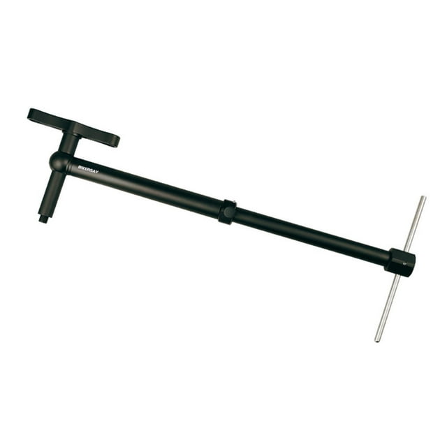 Almencla Bike Alignment Tool Aluminum Alloy for Road Bike Riding Alignment Gauge Tool black