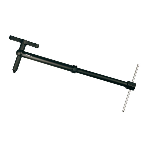 Herramienta de alineación de bicicletas, herramienta de reparación de bicicletas para bicicletas de carretera, portátil y telescópica para exteriores. negro