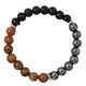thumbnail image 2 of Ojo de Tigre Meteorito Pulsera de cuentas Tripe Energía Positiva Estiramiento Cuerda Elástica Unisex Hecho a mano Joyería para Hombres Mujeres, 2 of 5