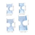 thumbnail image 2 of WHAMVOX 16Ud Grapas De Cuerda De Acero Galvanizado Clips Dobles Para Escalada Y Construcción, 2 of 6