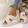 thumbnail image 5 of Willtoo Slippers for Women Memory Foam Indoor and Outdoor Bedroom Slippers Open Toe Non Slip Slipper Comfortable Casual House Shoes, 5 of 5