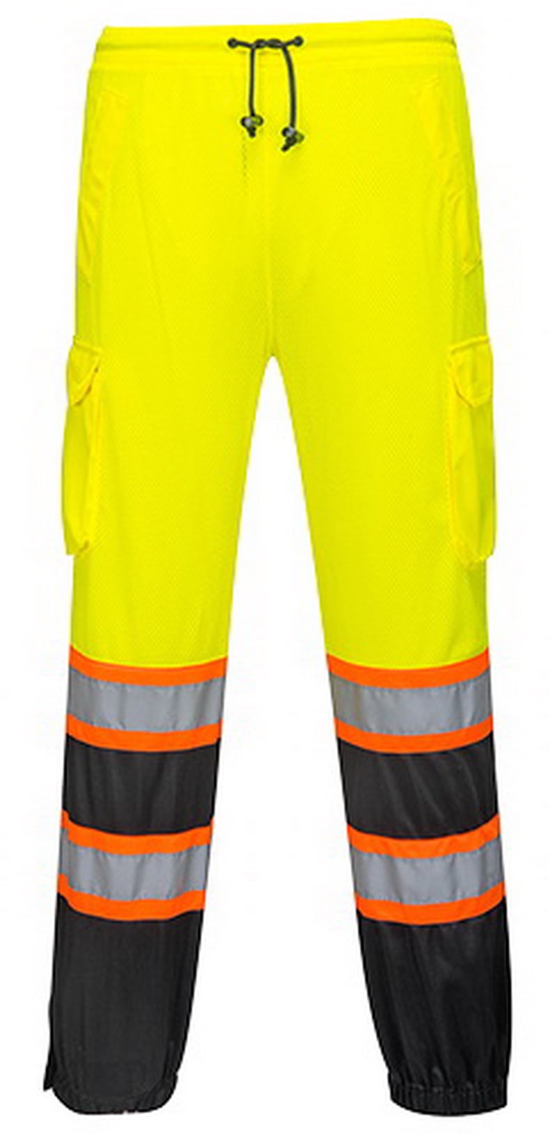 Portwest Hi-Vis Orange Lined Waterproof Trousers Combat Pants Visibility  S686 