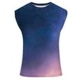 thumbnail image 5 of SwiftWear Men's Tank Tops Quick Dry Workout Shirts Sleeveless Round Neck Gradient Tee Shirt Gym Athletic Training Tank L, 5 of 5