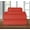 Rust, variant on Mocassi 4-Piece Deep Pocket Bed Sheet Set, Three-Line Design 1500 Thread Count Microfiber, Wrinkle and Fade Resistant, Queen, Rust