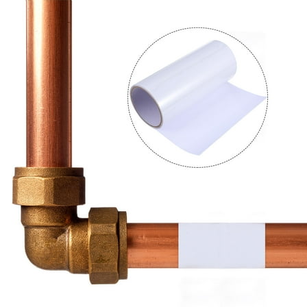 FUEENIRVA Fixing Tape for Water Pipes White 1 Roll