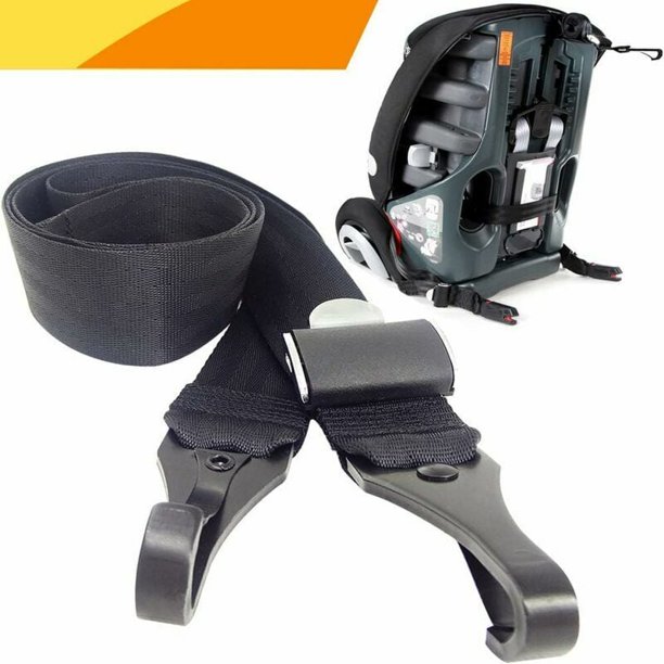 Asientos de automóvil para bebés, correa para cinturón de pasajero, interfaz Isofix o General Lock, con conector para correa de asiento elevador de automóvil para bebés, seguridad para niños