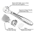 thumbnail image 3 of 52 Pcs Callus Shaver Set,1 Stainless Steel Foot Razor with 50 Replacement Slices Blades and 1 Foot File Head Foot Care Tools,Foot Shaver Callus Remover,Hard Dry Skin Remover for Hand Feet, 3 of 5