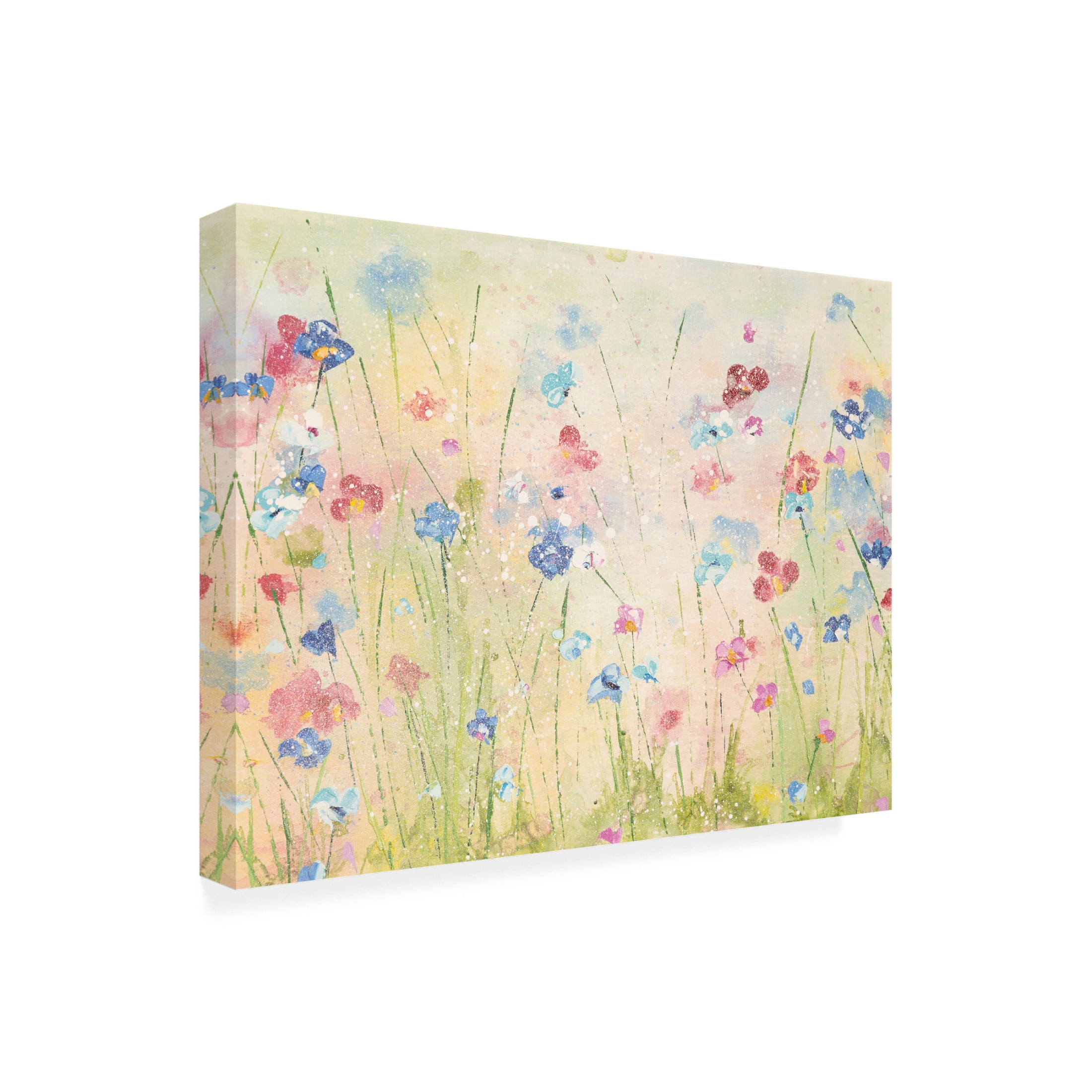 Canvas Wall Art - Emma Coghlan 'Forget-Me-Not' Wall Art for Living Room, Bedroom, or Office Décor by Trademark Fine Art - 32 x 24 Inches
