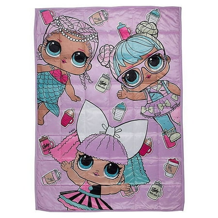 UPC: 0073558790518 | LOL Surprise! 4.5 lb Weighted Blanket for Kids Pink