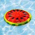 thumbnail image 3 of Swimline 65" Inflatable Watermelon Fruit Slice Swimming Pool 2-Person Lounger - Red/Green, 3 of 8
