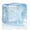 Glitter Blue, variant on Ice Cube Squishy Toy , Slow-Rebound Slow Rise Squishy, Super Soft & Solid Squish Nice Square Shape Anxiety Sensory Fidget Toy, Durable with Storage Box, Gift-Ready for Children & Adults