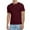 01Burgundy, variant on HAOMEILI Men's Henley Shirts Short/Long Sleeve Button T-Shirt Lightweight Fashion Casual Pullover Shirt